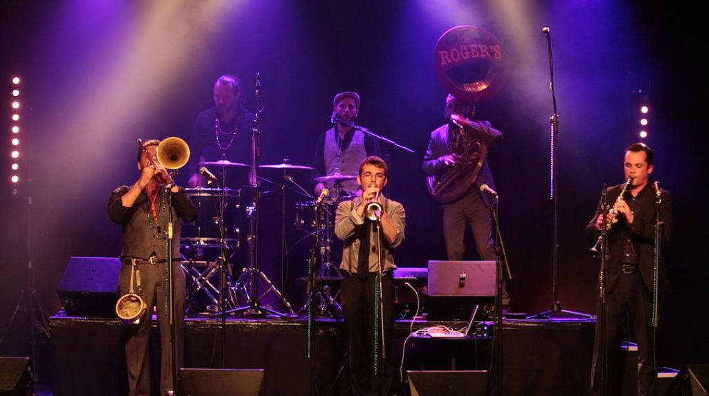 Jazz au Château festival 2025 Cagnes sur mer ROGERS BRASS BAND