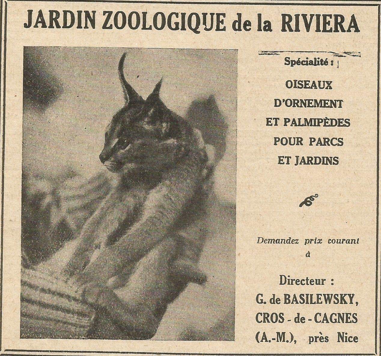 Jardin Zoologique de la Riviera Cagnes sur mer