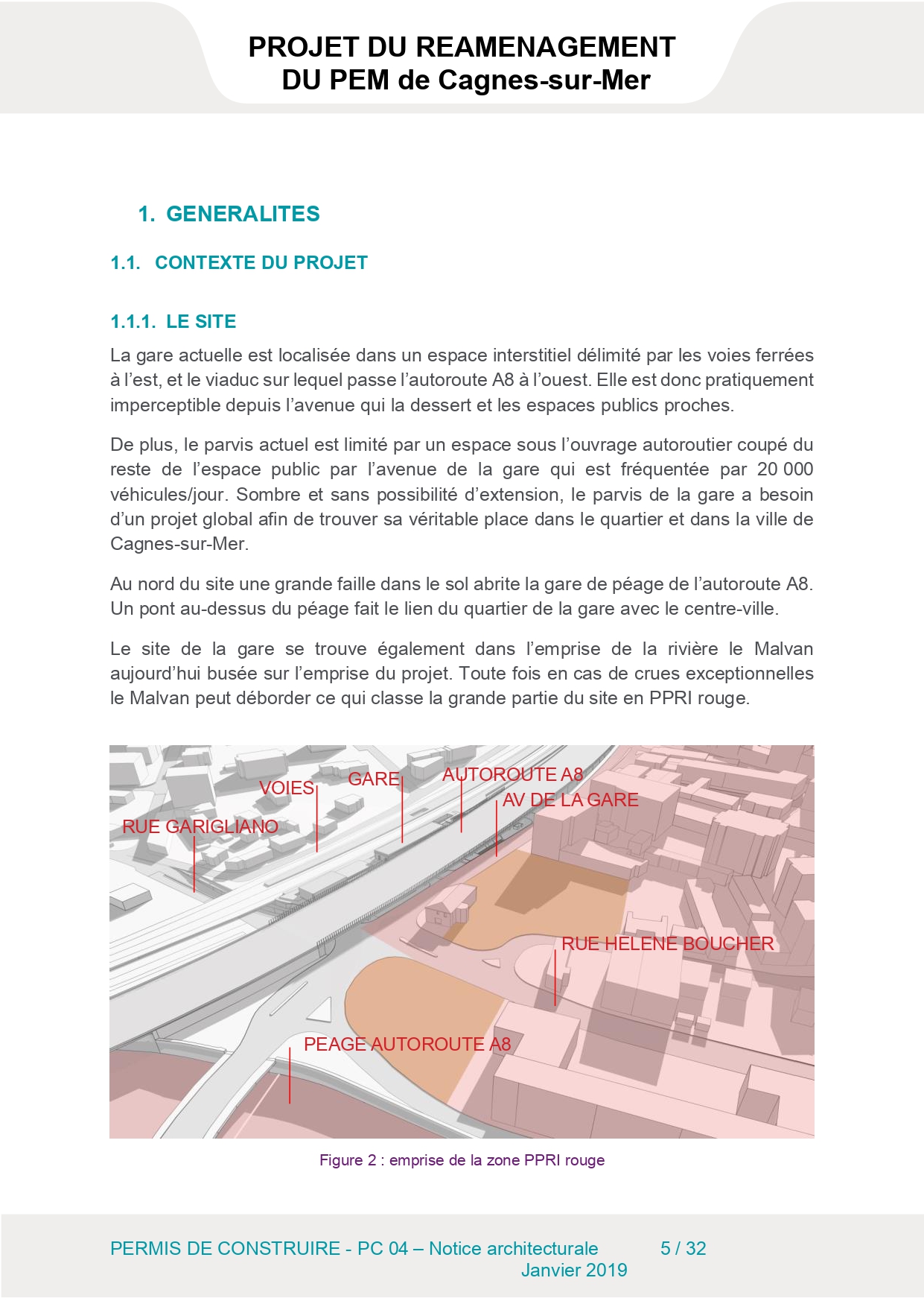 Contexte du projet multimodal gare cagnes sur Mer