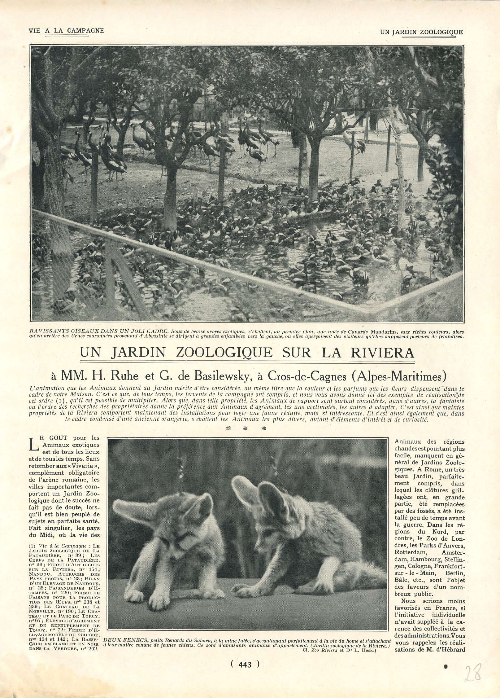 Jardin Zoologique de la Riviera Cagnes sur mer