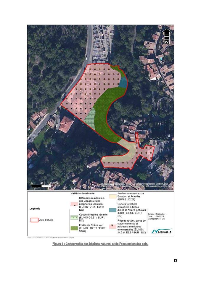 Photo habitat naturel  projet de liaison fixe vers le Haut de Cagnes 