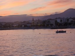 Coucher de soleil Cagnes sur mer 