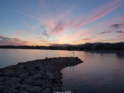 Coucher de soleil Cagnes sur mer 