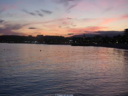 Coucher de soleil Cagnes sur mer 