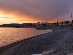 Coucher de soleil Cagnes sur mer 