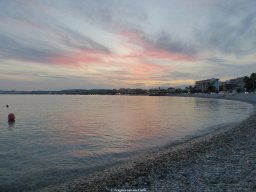 Coucher de soleil Cagnes sur mer 