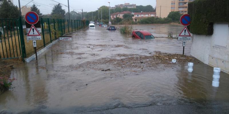 PPR Plan de prévention des risques. naturels prévisibles d'inondation Cagnes sur mer